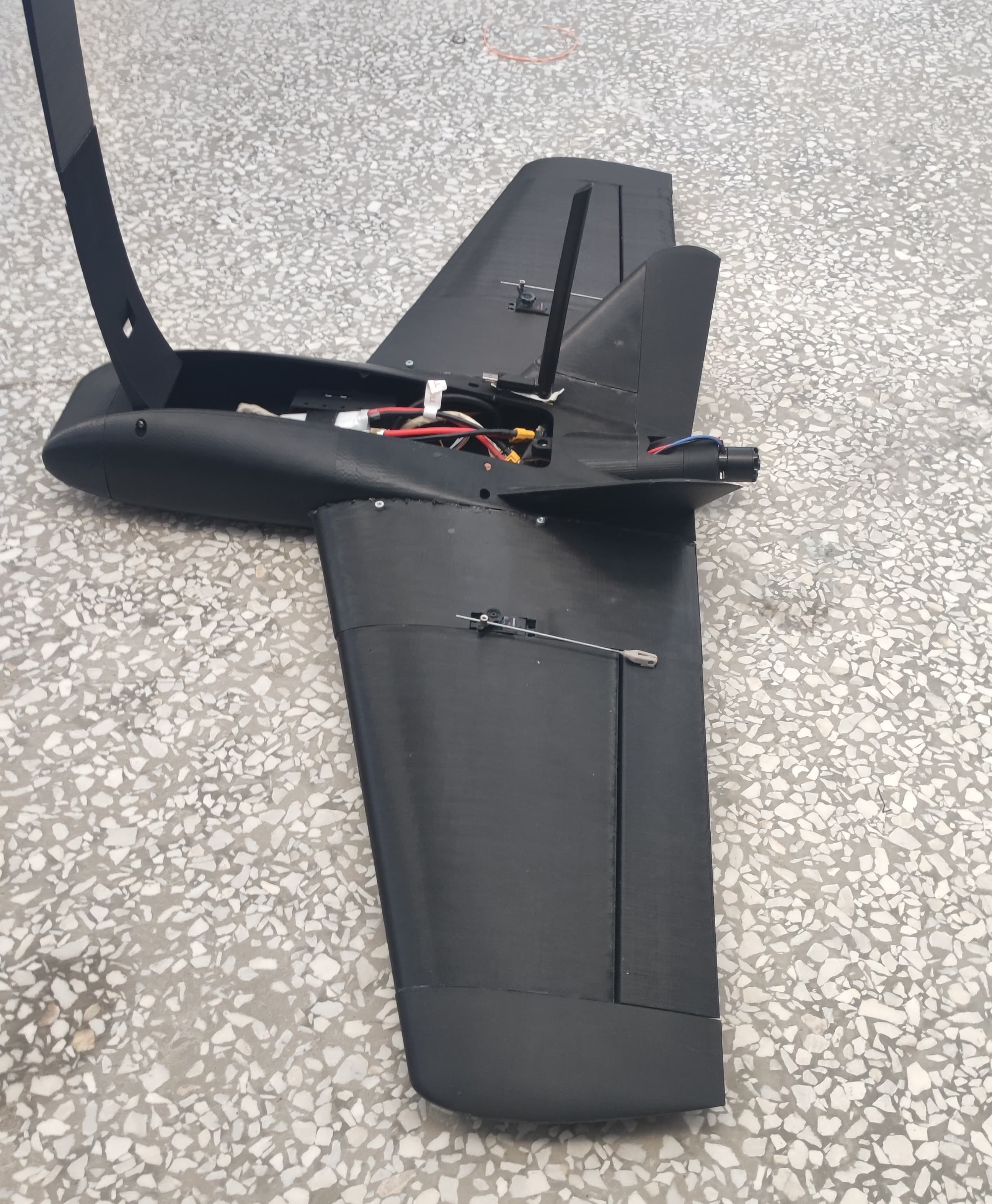 Airframe build during assembly